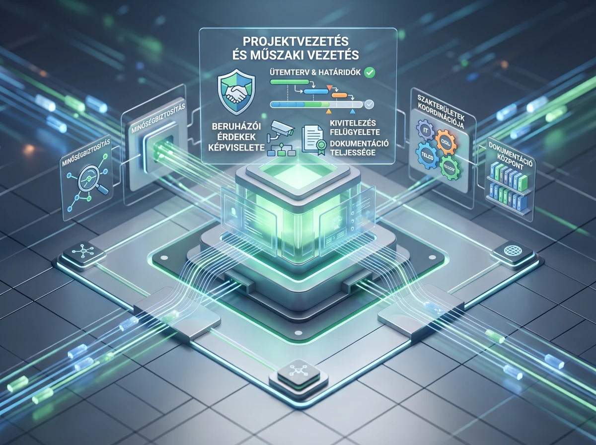 Műszaki ellenőrzés és projektvezetés