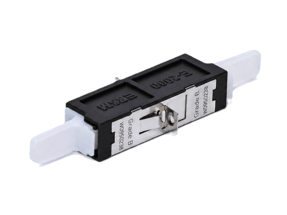 optikai adapter E2000 simplex fekete