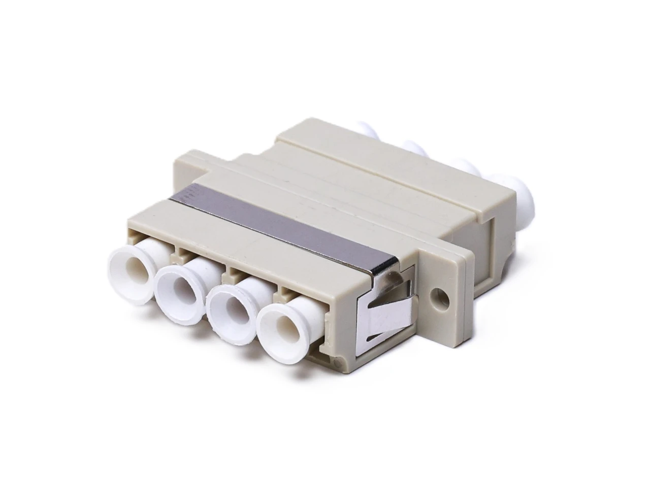 optikai adapter LC quad bézs